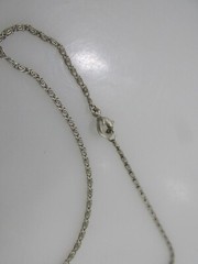 Edwardian Carved Shell Cameo B.S. 800 Wire Wrapped Pendant Necklace Scroll Chain