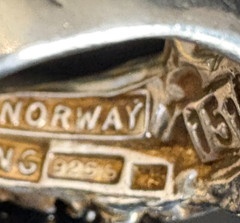 Ragnar Skalstad Norway Design 151 Sterling Silver Sculptural Ring Size 8.5 Adj.
