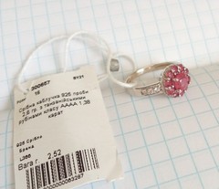 Vintage Beautiful Ring rubies stones Sterling Silver 925 Women Jewelry size 5.5