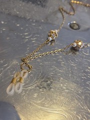 vintage eyeglass necklace chain
