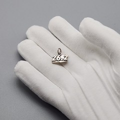 Vintage Sterling Marathon Running Charm 26.2 925 Silver SJC Sundancer Run Goal