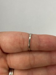 Antique Ring Art Deco David BELAIS Filigree 10k White Gold Sz 6