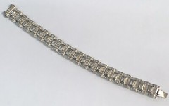 2.16 CTTW SI2 K Natural Diamond 14k White Gold Tennis Bracelet 62.7 G