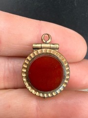 Vintage Gold Filled Double Sided Watch Fob