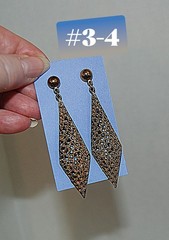 Vintage Retro Ear Rings, 1970s, 1980s 1990s, GROUP 3, priced per or the lot