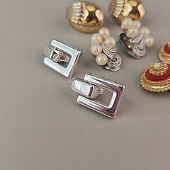 Vintage Clip On Earrings Lot of 4 Marvella Napier Sarah Coventry Faux Pearl