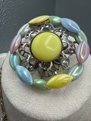 VTG 6 Lot Of Thermoset 6 Bracelets,3 Necklaces And 5 Pair Of Earrings,3 Pins