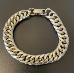 Men’s Vintage Heavy Chunky Chain Link Solid Copper Bracelet 8.5”