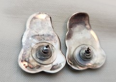 Vintage Weave Knot Sterling FAS Stud Earrings