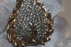 Vintage Jomaz Joseph Mazer Rhinestone Brooch