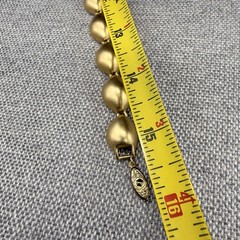 Vintage Necklace Matte Gold Tone Links 16 Inches Classic