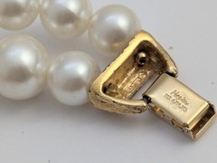 Vtg Costume Jewelry Necklace Signed Lot Faux Pearl Rhinestone Napier Monet Coro