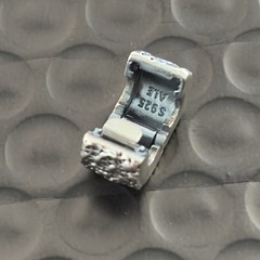 Pandora sterling silver Layers Of Lace Clio Charm #791758