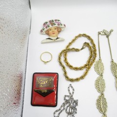 Jewelry Lot Vintage Parklane Sara Cov Watch Chain Rope Abstract Nice Lot