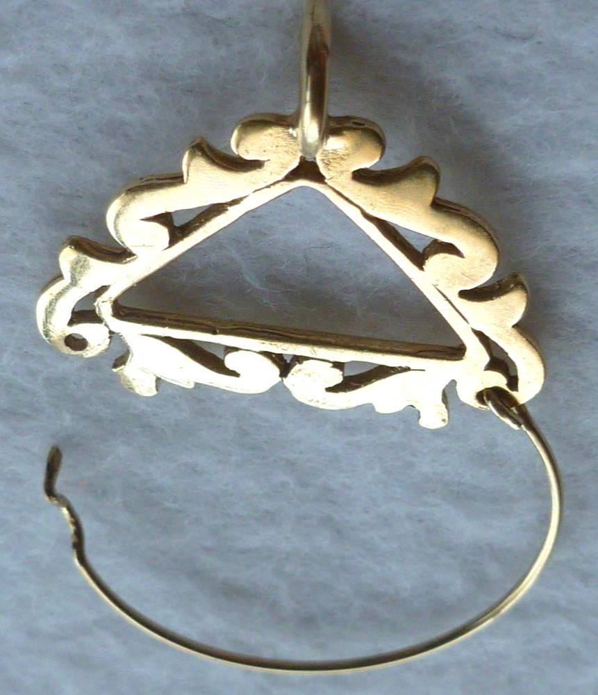 Vintage 14K Gold Charm Holder 3 Grams