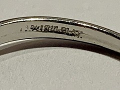 Estate Diamond Ring,Platinum, 10% Iridium Diamond Ring! Antique,Transitional Cut