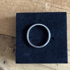 Micro Pave CZ Eternity Band Ring Size 7