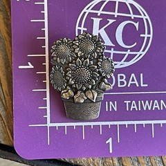 Lot of 2 Birds & Blooms Limited Edition Pewter Brooches Pins 2006/2008 Butterfly