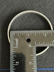 VTG 90s Abalone Shell Bear Paw Panel Bangle Silver Tone Maker Mark M