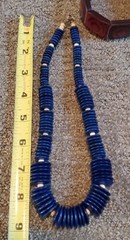 Round Graduated Wood Bead Necklaces and Wood Stretch Bracelet 4 Piece Lot