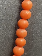 Antique Natural Satsuma Coral Almost Perfect Cascading 4.7mm-8.5mm