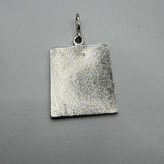 Vintage pendant “Trinity” made of 925 silver, handmade, Zircon 12,24g