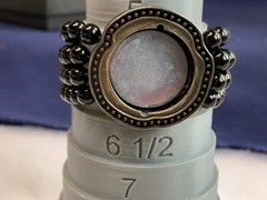 Vtg JTV Stretch Bracelet 6″-8″ Jewelry Interchangeable Magnetic Carved Roses