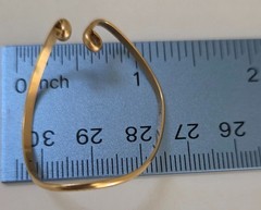 Vintage 14K YG Barbara Barnett’s Hooker Earrings worn with or without piercings
