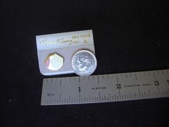 VINTAGE SAMUEL HUANG DESIGNER CLOISONNE RETRO MOD WHITE & PINK STUD EARRINGS