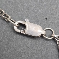 Vintage Sterling Silver Anchor Link Chain Necklace 925 Layering Choker 16″