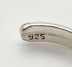 Vintage Sterling Silver Adjustable Toe Band Ring Size 3.25