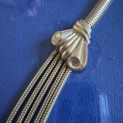 Classic Vintage Gold Tone Multi Strand Layered 15″ Snake Chain Necklace R30