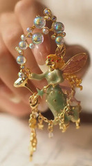 BROOCH- ESSHPULE Vintage Style Baroque Fairy Tassel Brooch -Elegant Alloy Brooch