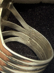 Sterling Silver Ring, Authentic Eilat Stone Ring-Size. 7.25