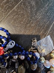 3 Lbs 4oz Unsearched Jewelry Lot VTG & Now Junk & Wear & Resell Craft FUN *Read