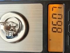 925 Sterling Silver Vintage Sky & Swiss Blue Topaz Designer Rings Sz. 8 & 8.5