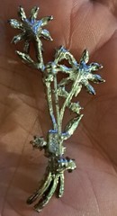 Vintage AAi Silver Tone Brooch