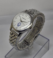 HMT Gandaberunda Mechanical Watch 17 Jewels White Dial Transparent Caseback