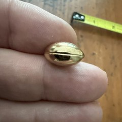 Vintage Football Pendant / Charm / Necklace / Jewelry / Sports