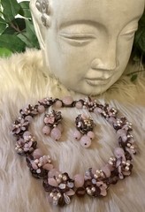 Louis Rousselet For Chanel 1930’s OR 1950’s ERA Stunning And Glamorous Pink Set!