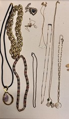 3lb + Gold Tone Vintage Costume Jewelry Lot All Wearable 126 Pieces