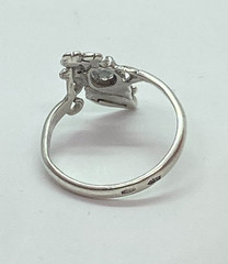 Vintage rings made of 925 silver, Size 8 . Weight 2.46 g. Jewelry from Ukraine