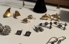 Vintage Pierced Earrings Beautiful Collection 19 Pair 1980-2001 Good Quality