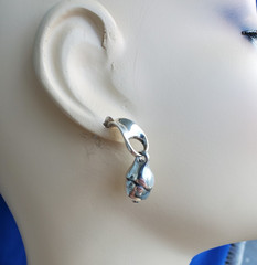 ORIGINAL Designer 925 Sterling Silver Dangle Drop Earrings Jewelry Gift Woman