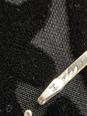 Sterling Silver Signed ITALY GLO 18″ Herringbone Chain necklace 3.1 g – 2mm 925