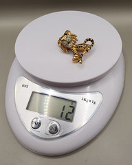 Vintage JOMAZ Tiger Brooch Signed Joseph Mazer Rhinestone Enamel Gold Tone Pin