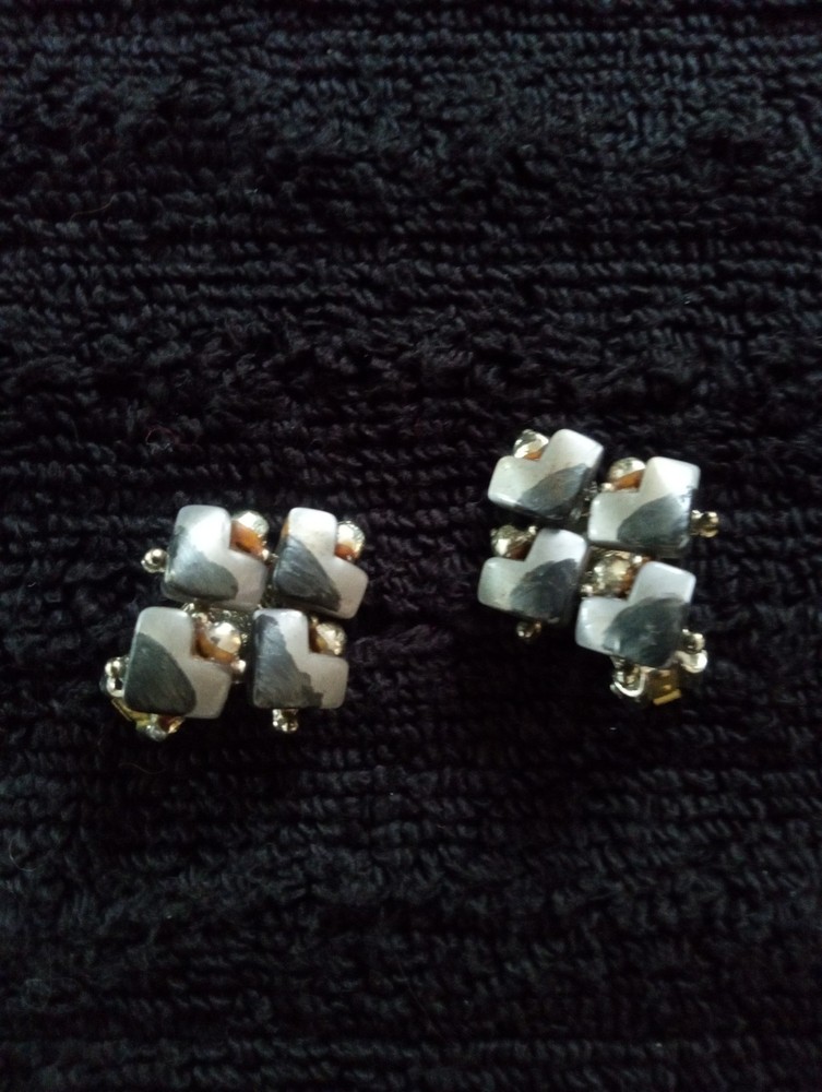 1950s-1960s Clip On Earrings MCM Vintage