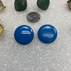 (9 Pairs) Vintage Unmarked Clip On Earrings Gold & Silver Tone (#1014)
