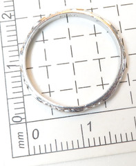 Antique Art Deco 1920’s Wedding Band Ring Platinum Finger Size 7 UK-N1/2 2.62MM