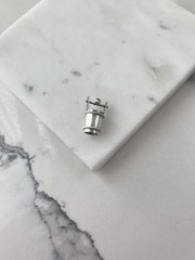 Vintage 925 Sterling Silver Wishing Well Charm Pendant